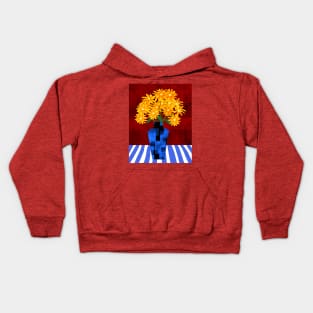 Abstract Flowers Kids Hoodie